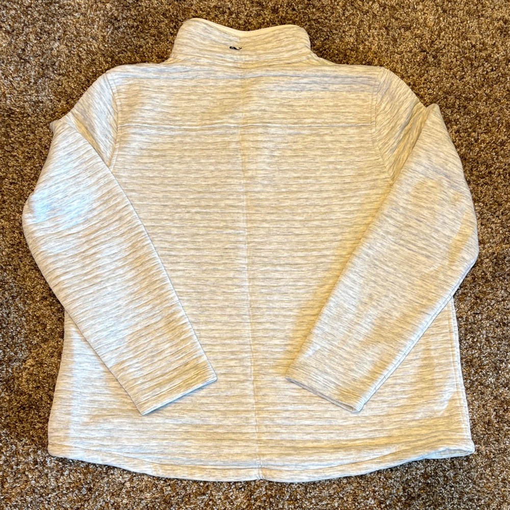 Vineyard Vines Heather Gray Pullover Sweatshirt - Picture 2 of 4